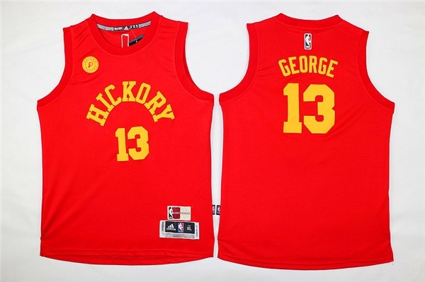 NBA Youth Indlana Pacers #13 Paul George red Jerseys